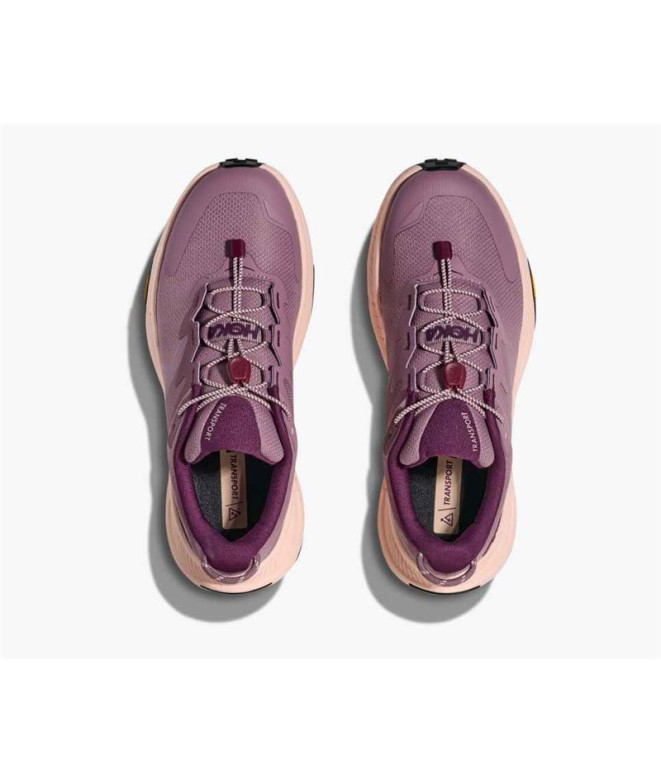 Zapatillas de Montaña Hoka Transport Mujer Rosa