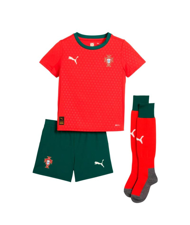 Fato de treino Menino Puma Portugal Home Minikit Vermelho