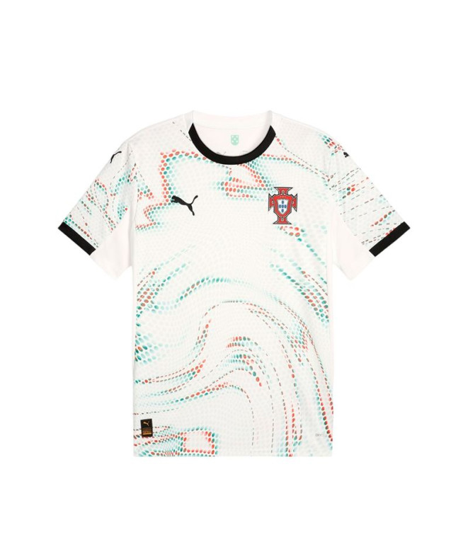 Camiseta Futebol Homem by Puma Portugal Away Repl Branco