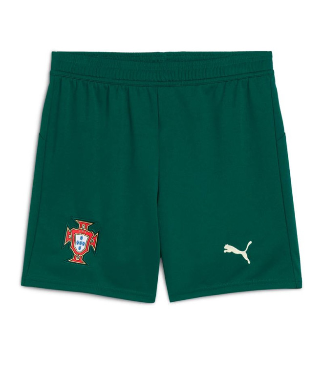 Calça Futebol Menino de Puma Portugal Verde