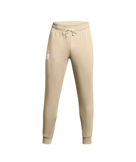 Calça Under Armour Homem Rival Terry Jogger Castanho Calça Under Armour Homem Rival Terry Jogger Castanho
