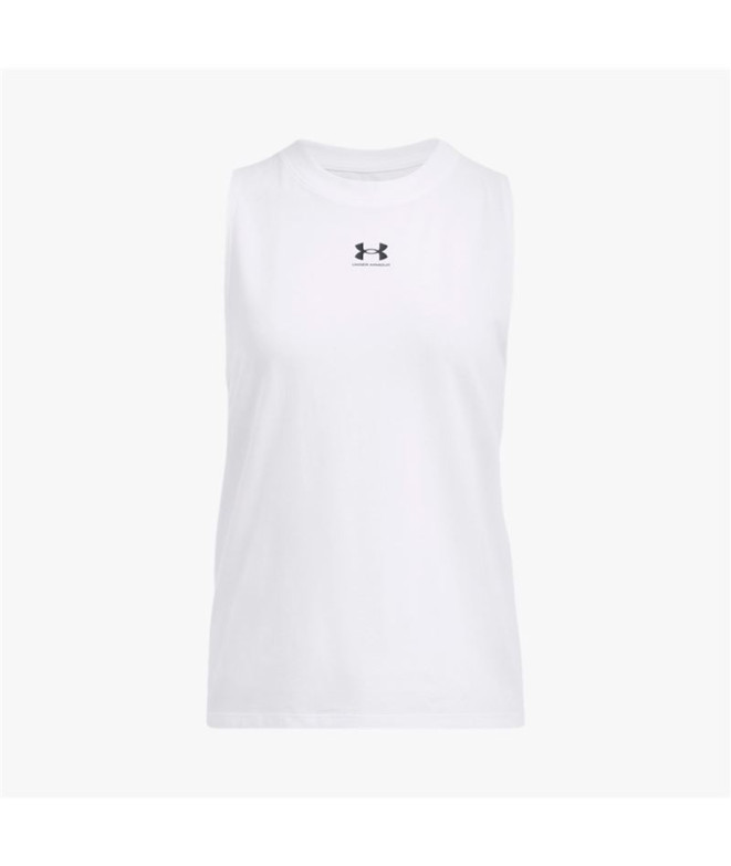 Camiseta Under Armour Mulher tanque Rival Muscle Tank Branco