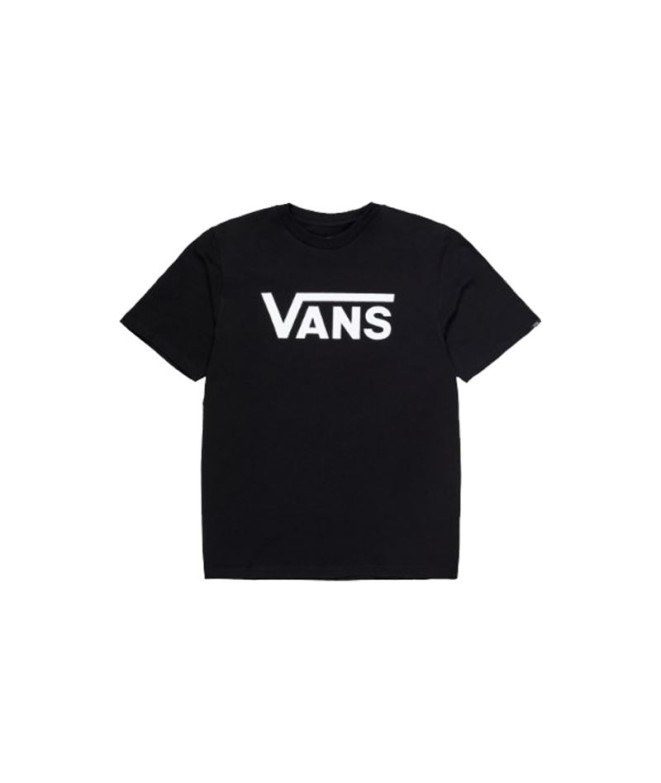 Camiseta Vans Por Classic Black/White Infantil