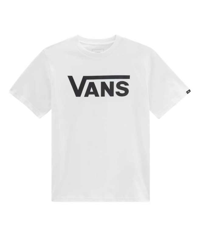 Camiseta Vans Por Classic White/Black Infantil