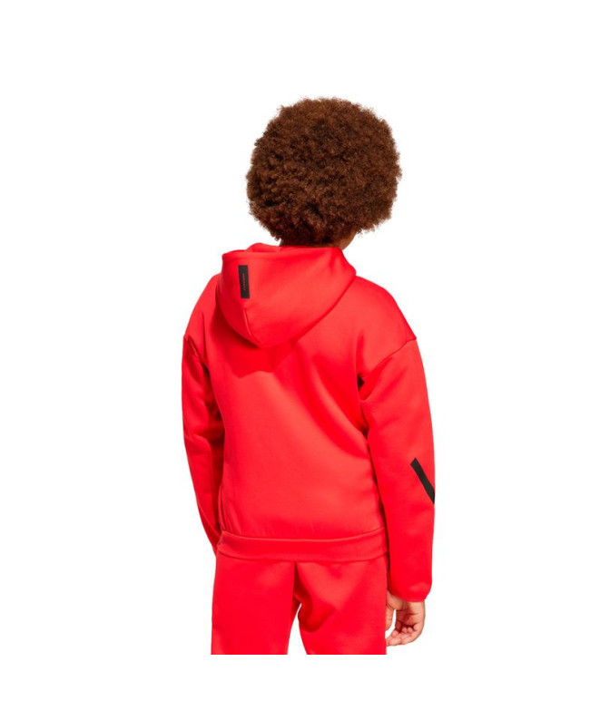 Sweat adidas Enfant Z.N.E.Fz Rubpur/Noir