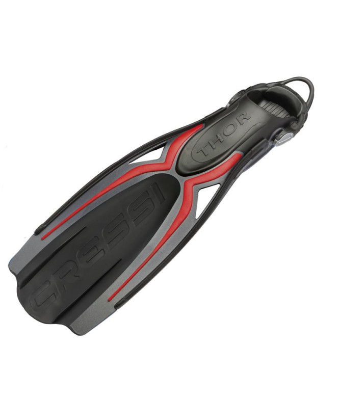 Aletas Cressi THOR EBS Negro-rojo XS-S