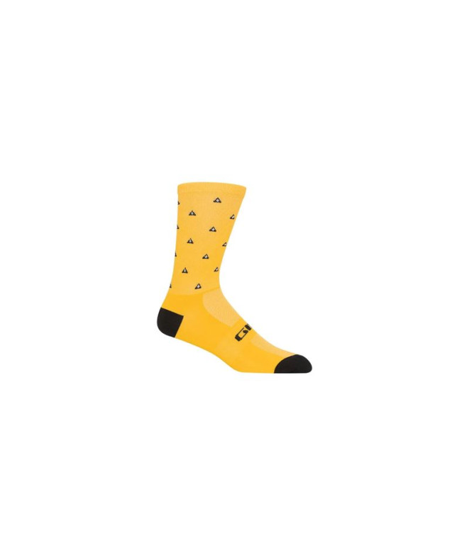 Calcetines de Ciclismo Giro Comp Racer High Rise Amarillo