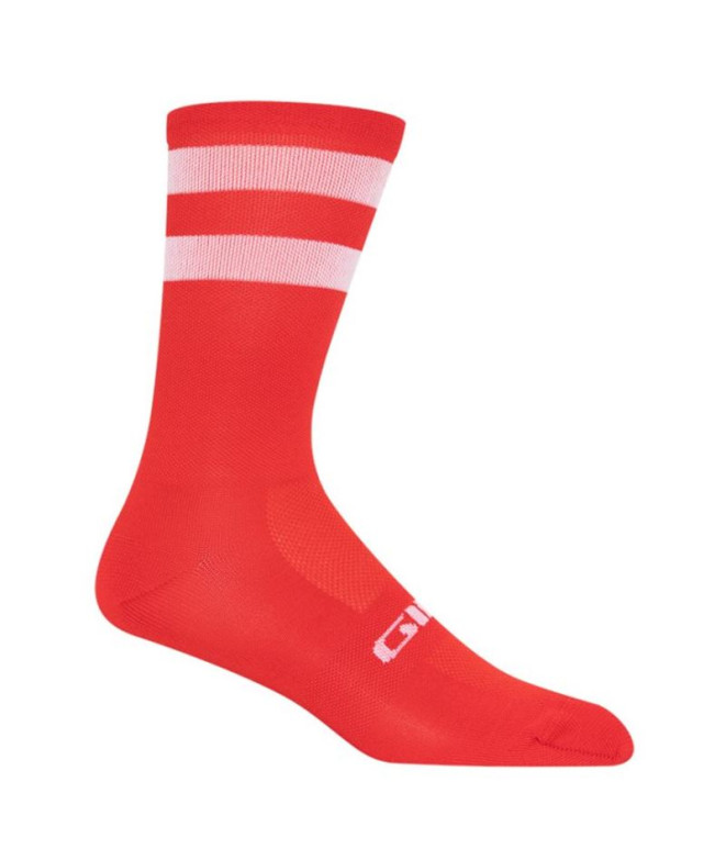 Chaussettes Cyclisme de Giro Comp Racer Rouge vif
