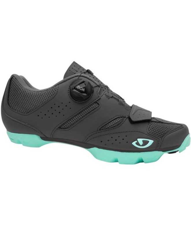 Zapatillas de Ciclismo Giro Cylinder II Mujer Dark Shadow/Iceberg