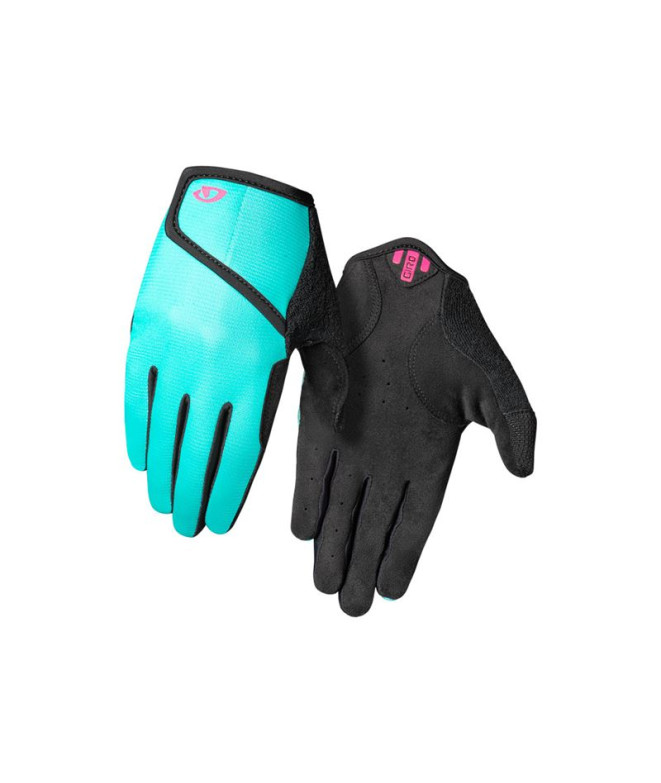 Luvas Ciclismo from Giro Dnd Jr II Screaming Teal/Neon Pink