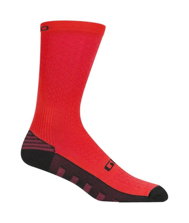 Chaussettes Cyclisme Grip de Giro Hrc + Bright Red