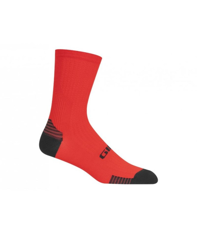 Calcetines de Ciclismo Giro Hrc + Grip Bright Red