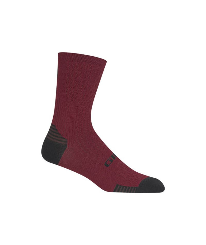 Chaussettes Cyclisme Grip de Giro Hrc + Ox Red