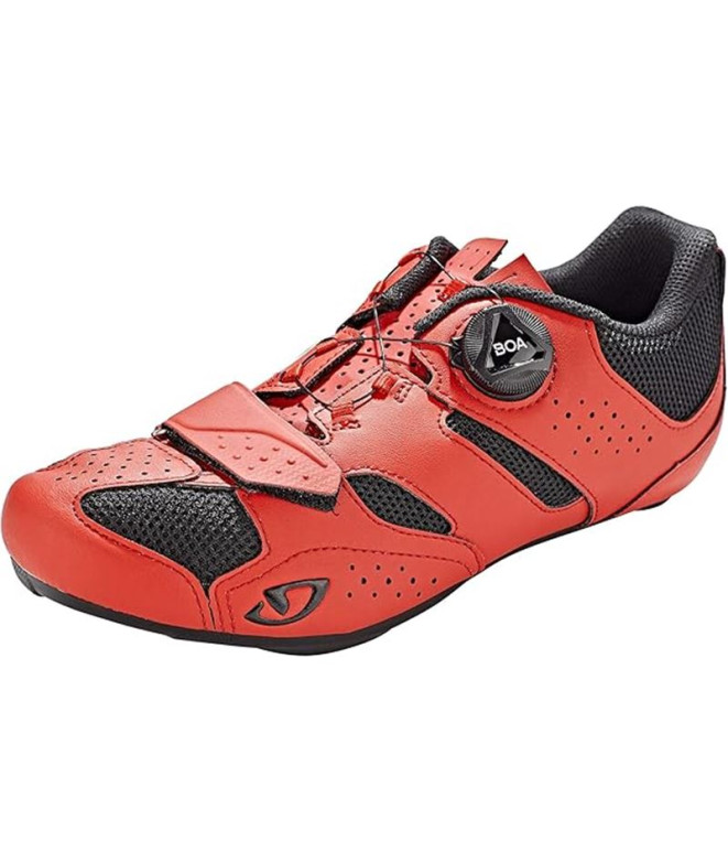 Zapatillas de Ciclismo Giro Savix II Brigh Rojo/Negro