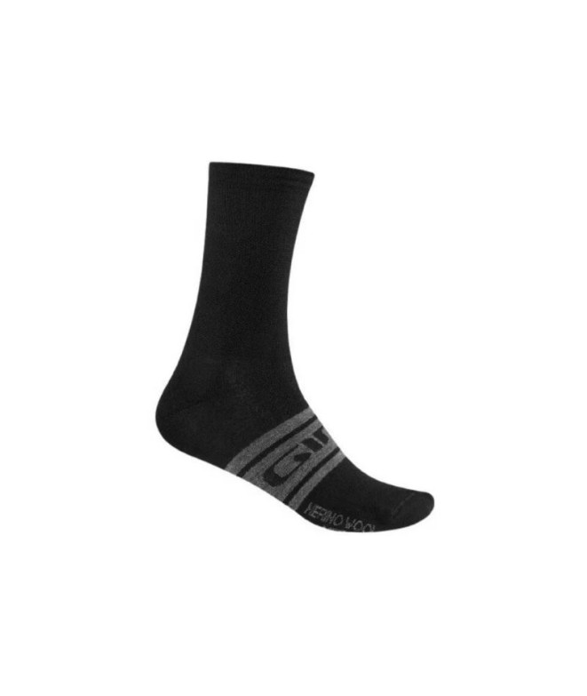 Calcetines de Ciclismo Giro Seasonal Merino Wool Negro