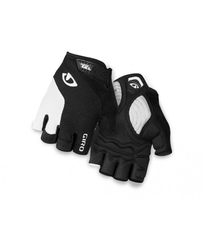 Guantes de Ciclismo Giro Strade Dure Supergel Blanco/Negro