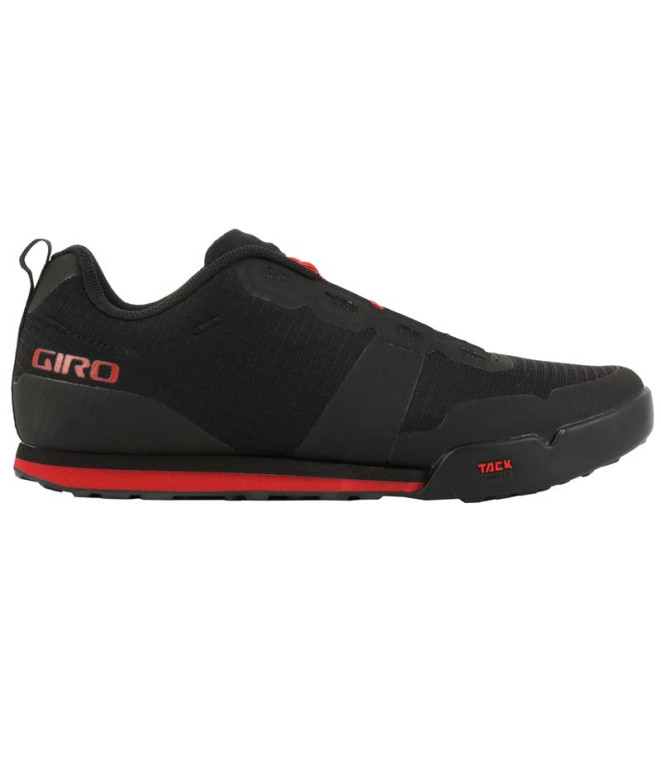 Sapatilhas Ciclismo from Giro Tracker Fastlace Preto/Vermelho vivo