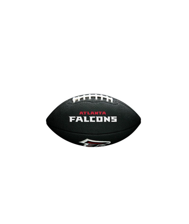 Bola de Futebol Americano Wilson Infantil Mini Nfl Team Soft Touch Fb Bl At Black/