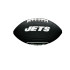 Bola de Futebol Americano Wilson Infantil Mini Nfl Team Soft Touch Fb Bl Nj Black/