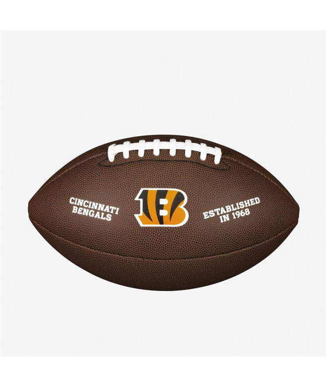 Bola de Futebol Americano Wilson Cn de Futebol Nfl Licenciado Castanho