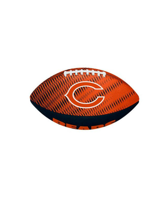 Bola de Futebol Americano Wilson Nfl Team Tailgate Fb Ch Jr Azul/Laranja