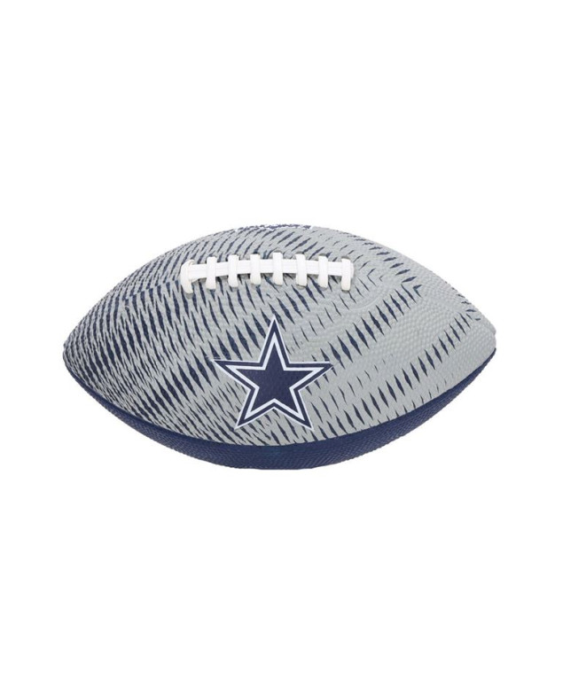 Bola de Futebol Americano Wilson Nfl Team Tailgate Fb Dl Jr Azul/Branco