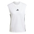 Camiseta adidas Mulher 3 Bandas Sj Tk Branco/Preto