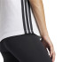 Camiseta adidas Mulher 3 Bandas Sj Tk Branco/Preto