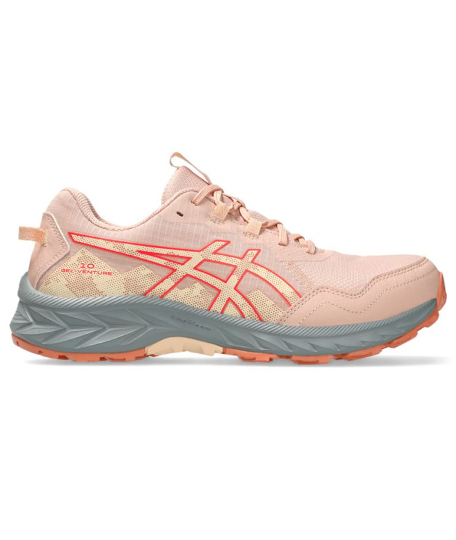 Chaussures Trail Gel Femme by ASICS -Venture 10 Sucre d'érable/Rose