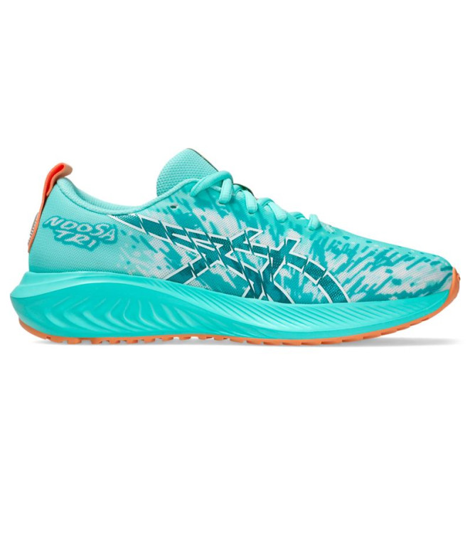 Chaussures Running Gel Enfant de ASICS -Noosa Tri 16 Gs Menthe/Bleu