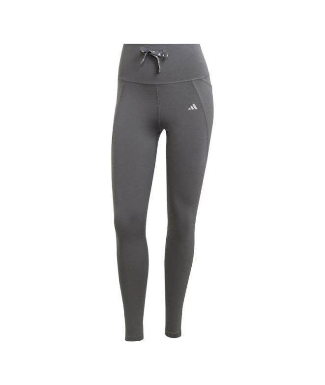 Collants Running adidas Femme de Run Ess 1/1 Grey Six