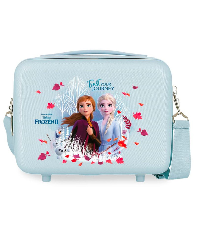 Trousse Disney Abs Frozen Trust Your Journey Bleu