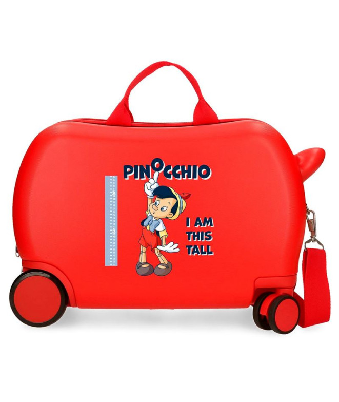 Valise Enfant Disney 4W (2 Multi ) 45Cm Pinocchio Rouge