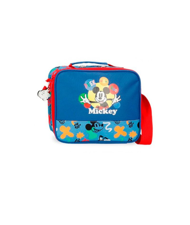 Estuche Disney Adapt W/Strap Mickey Peek A Boo Azul