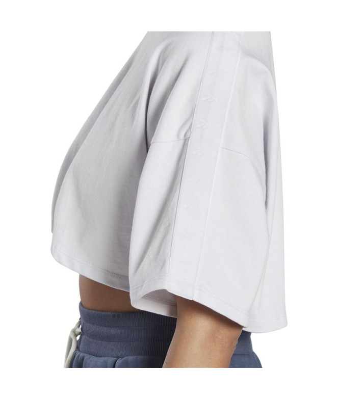 Camiseta de Fitness Reebok Crop Vector Velour