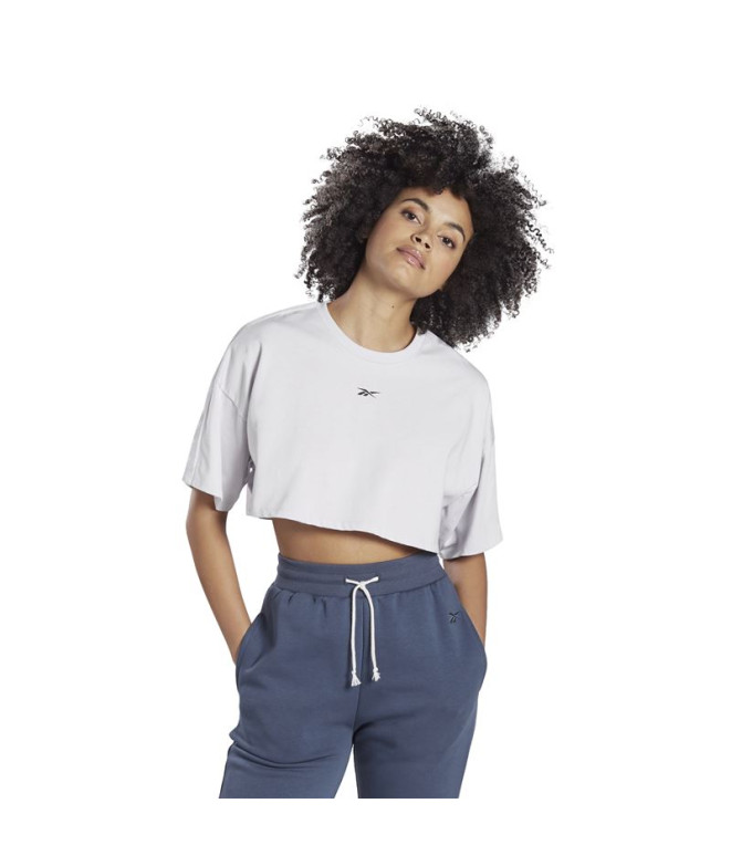 Camiseta de Fitness Reebok Crop Vector Velour