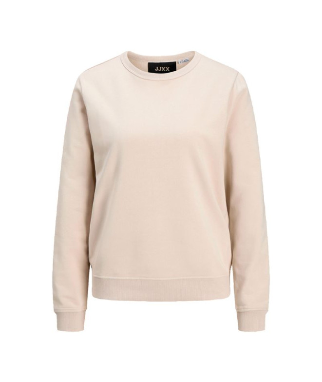 Sweat Femme Jack & Jones Jxmadi Reg Ls Crew Swt Noos Moonbeam