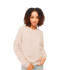 Moletom Mulher Jack & Jones Jxmadi Reg Ls Crew Swt Noos Moonbeam