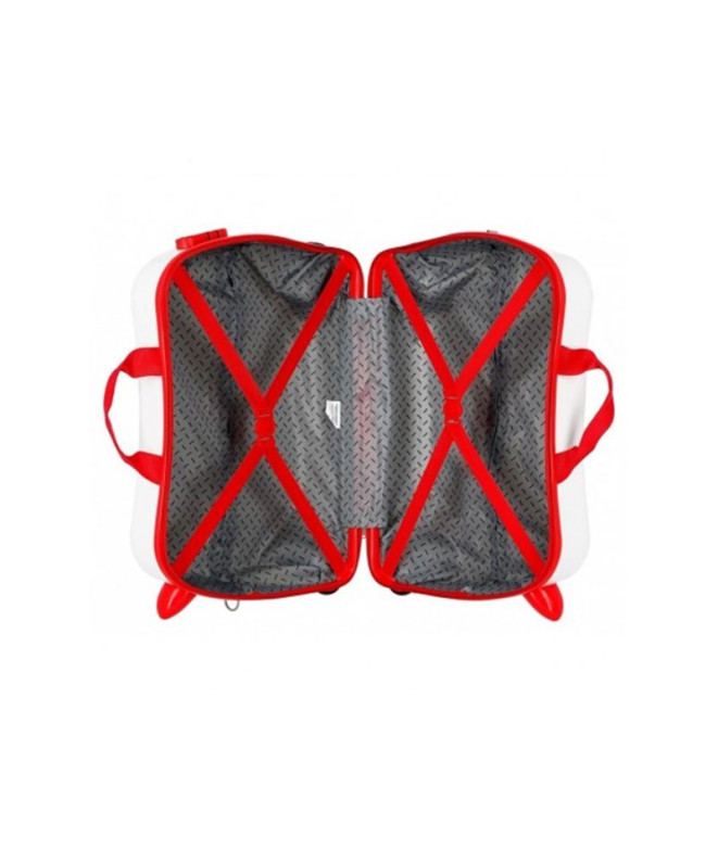 Valise Marvel Enfant Abs 4R Spiderman Blanc