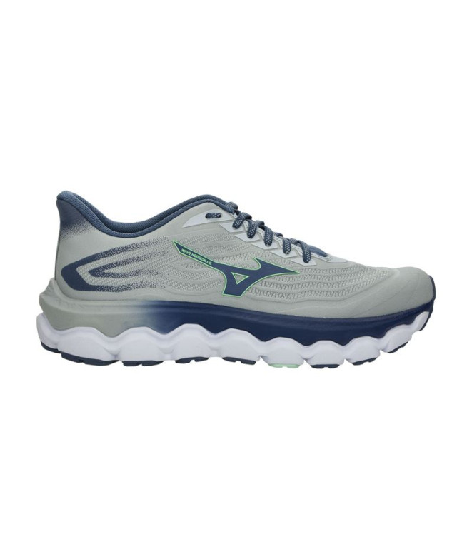 Chaussures Running Mizuno Homme de Wave Horizon 8 Gris moyen