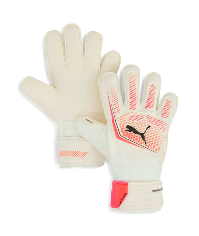 Guantes de portero de Fútbol Puma Ultra Match Pro, White Glo, Hombre