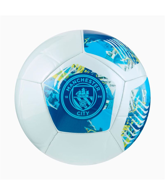 Balón de Fútbol Puma Manchester City Ftblnrgy Ball,Blazing Blue Bri, unisex