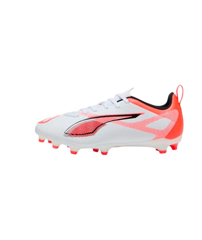 Botas de fútbol  Puma Ultra 5 Play Fg/Ag J, Whi...
