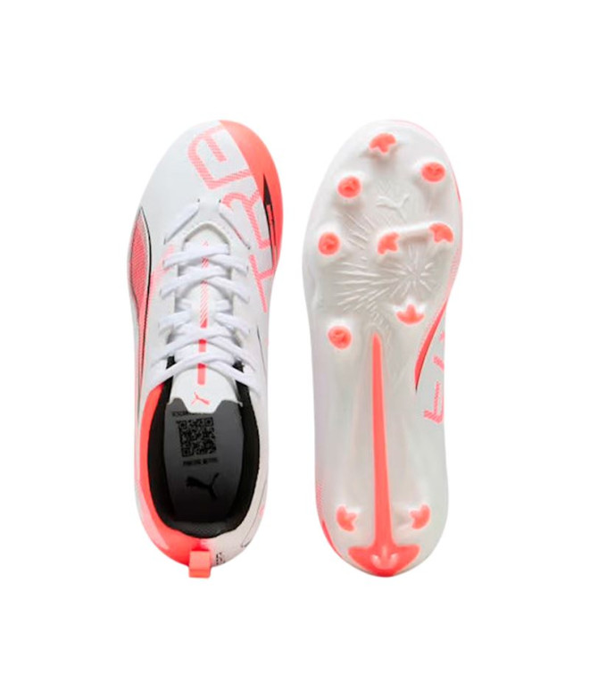 Botas de futebol Puma Ultra 5 Play Fg/Ag J, Whi...