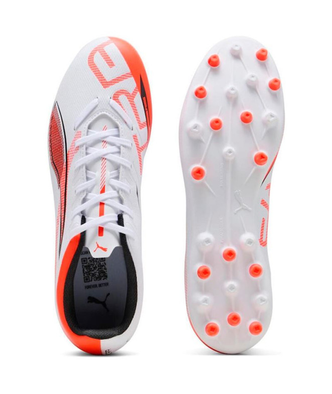 Botas de futebol Puma Ultra 5 Play Mg, Branco...
