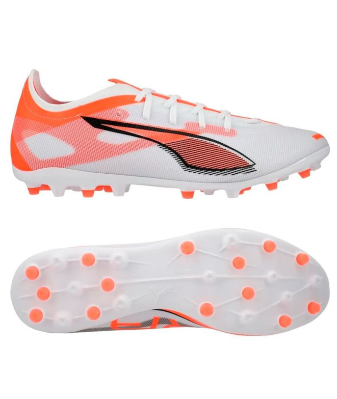 Bottes de football Puma Ultra 5 Match Mg, Blanc...