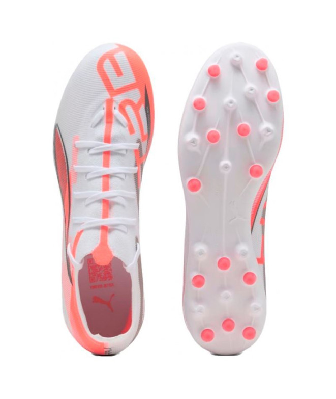 Bottes de football Puma Ultra 5 Match Mg, Whi...