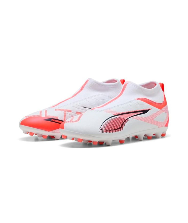 Chaussures de Football sala Puma Ultra 5 Match+ Ll Mg, Whi Enfant