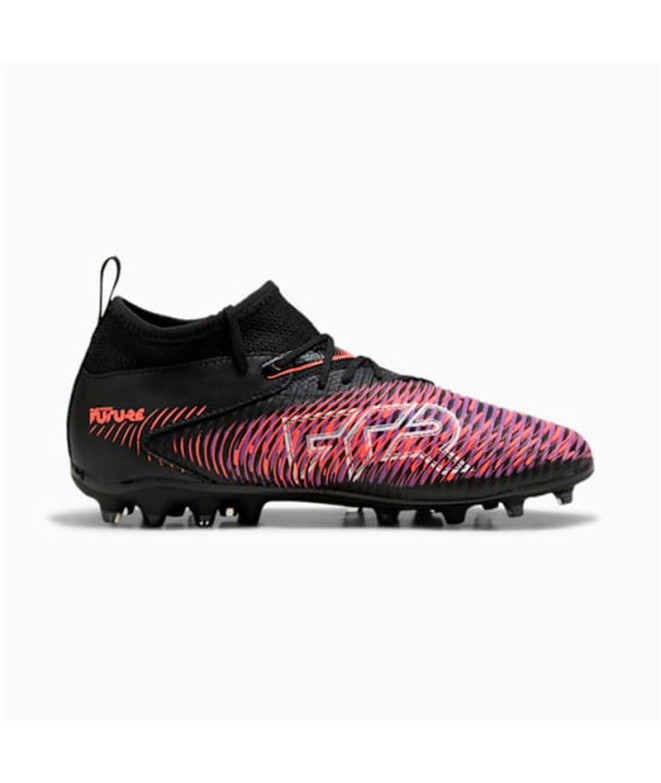 futebol Botas de Puma Future 8 Match Mg, Preto Branco, Homem