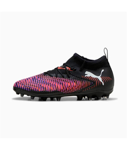 futebol Botas de Puma Future 8 Match Mg, Preto Branco, Homem 2